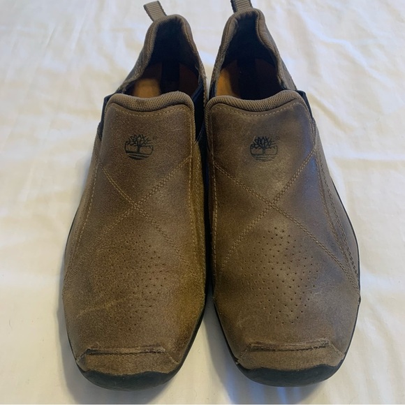 Timberland 'Earthkeepers' Anti-Fatigue Slip On Suede Leather Shoes Mens 12 - Picture 1 of 11